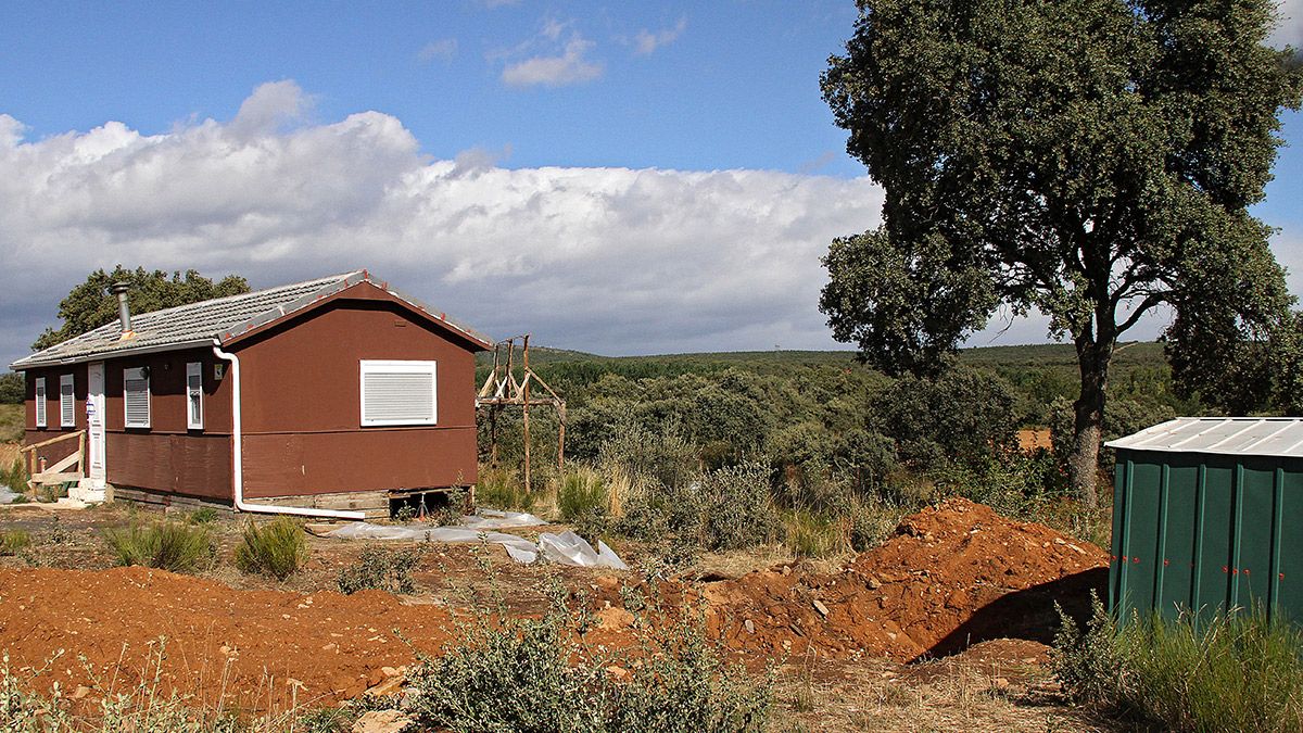 La finca del presunto autor de la muerte de la peregrina Miguel Ángel M.B., en una imagen de archivo. | ICAL