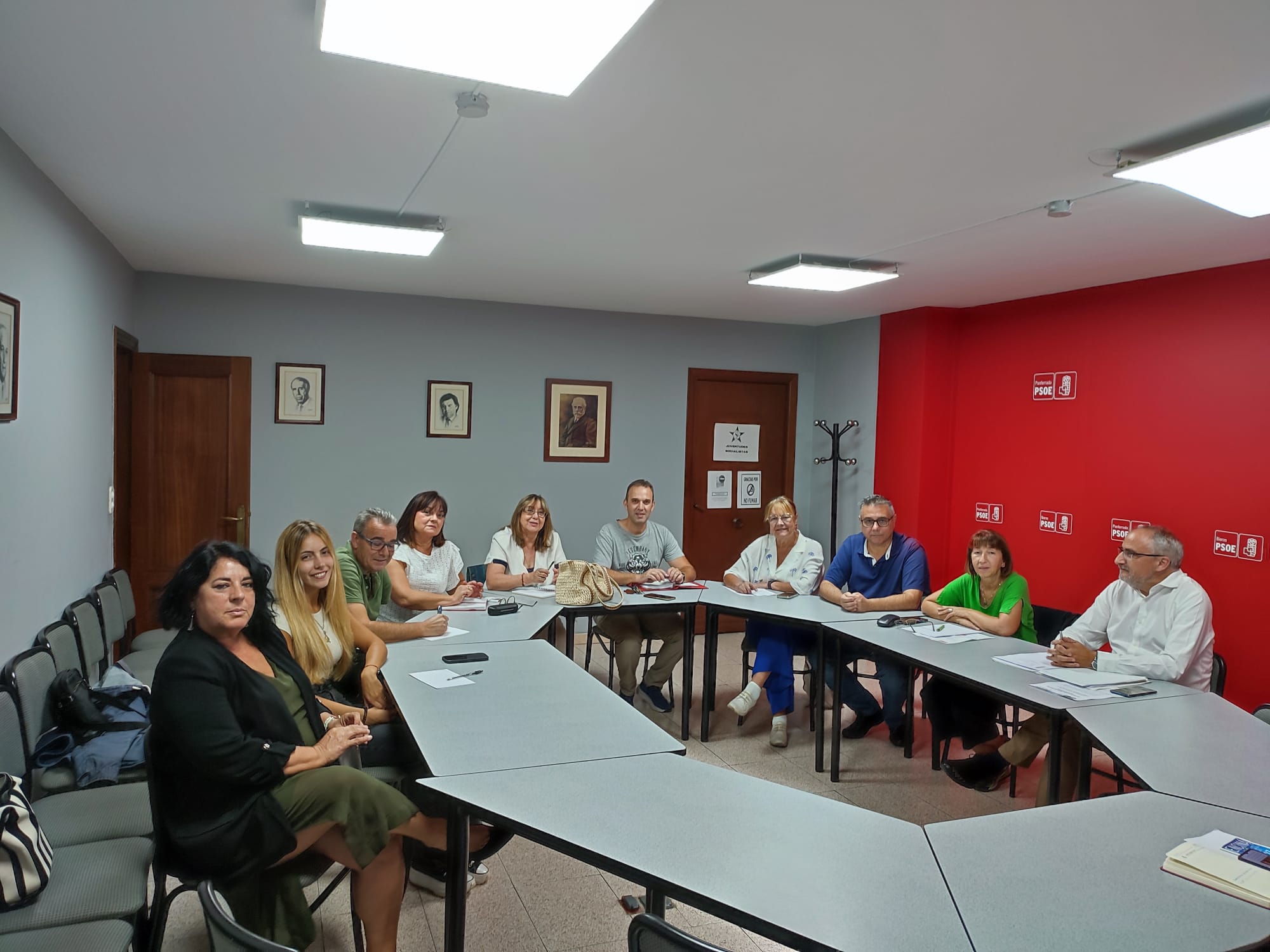 Reunión mensual del PSOE.