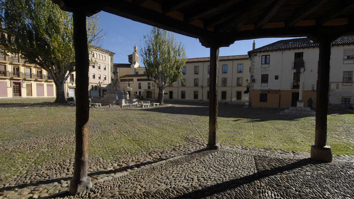 Vista general de la emblemática plaza del Grano. | MAURICIO PEÑA