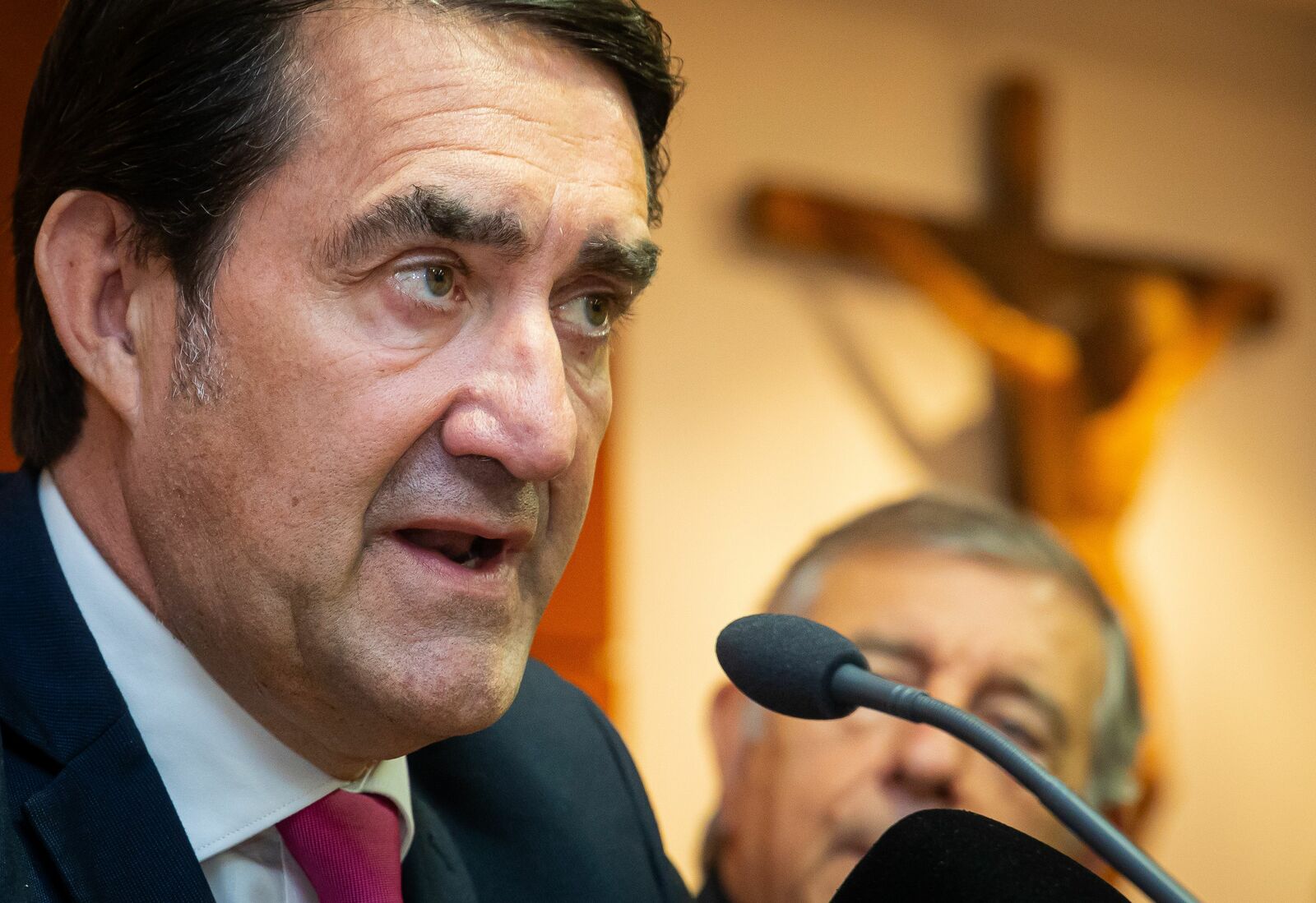 Juan Carlos Suárez-Quiñones este martes en Salamanca. ICAL