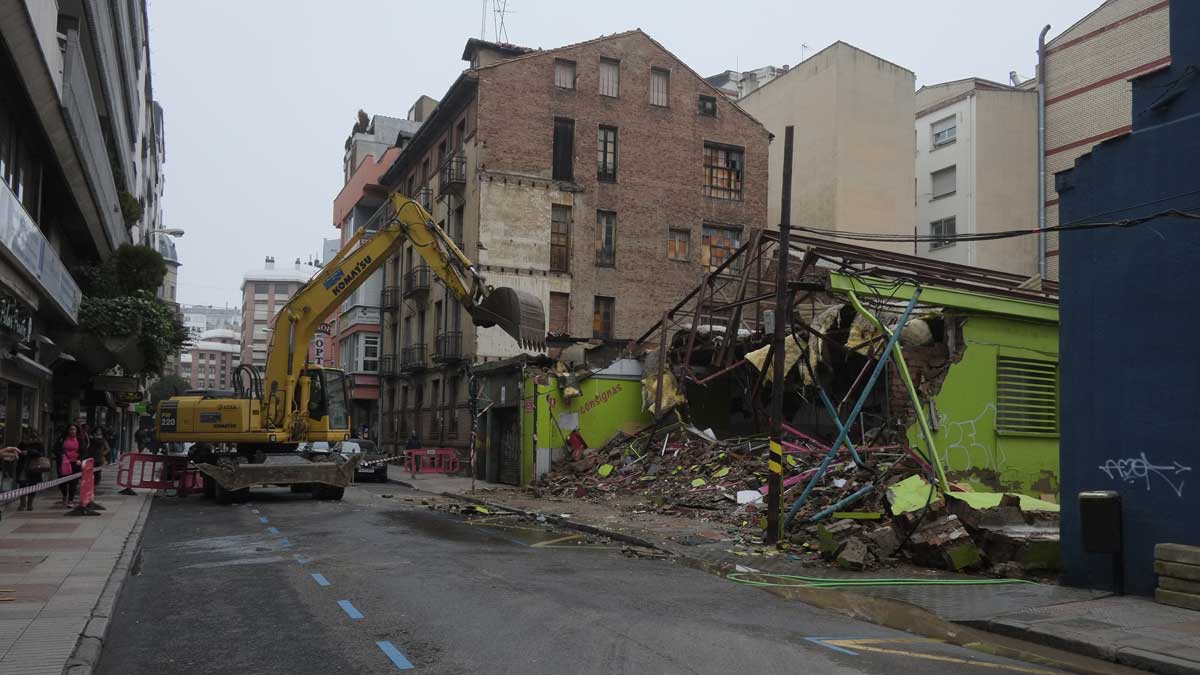 La tienda de El Árbol cerrada y recientemente derruida en San Agustín. | DANIEL MARTÍN