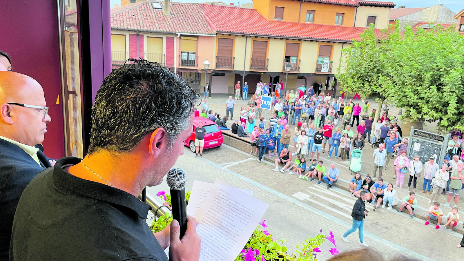 'Juanín' pregonó este sábado las fiestas de la Virgen de Gracia. | LAURA PASTORIZA