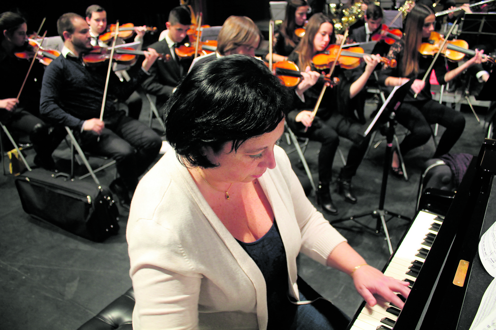 La pianista y musicóloga leonesa Raquel del Val. | L.N.C.