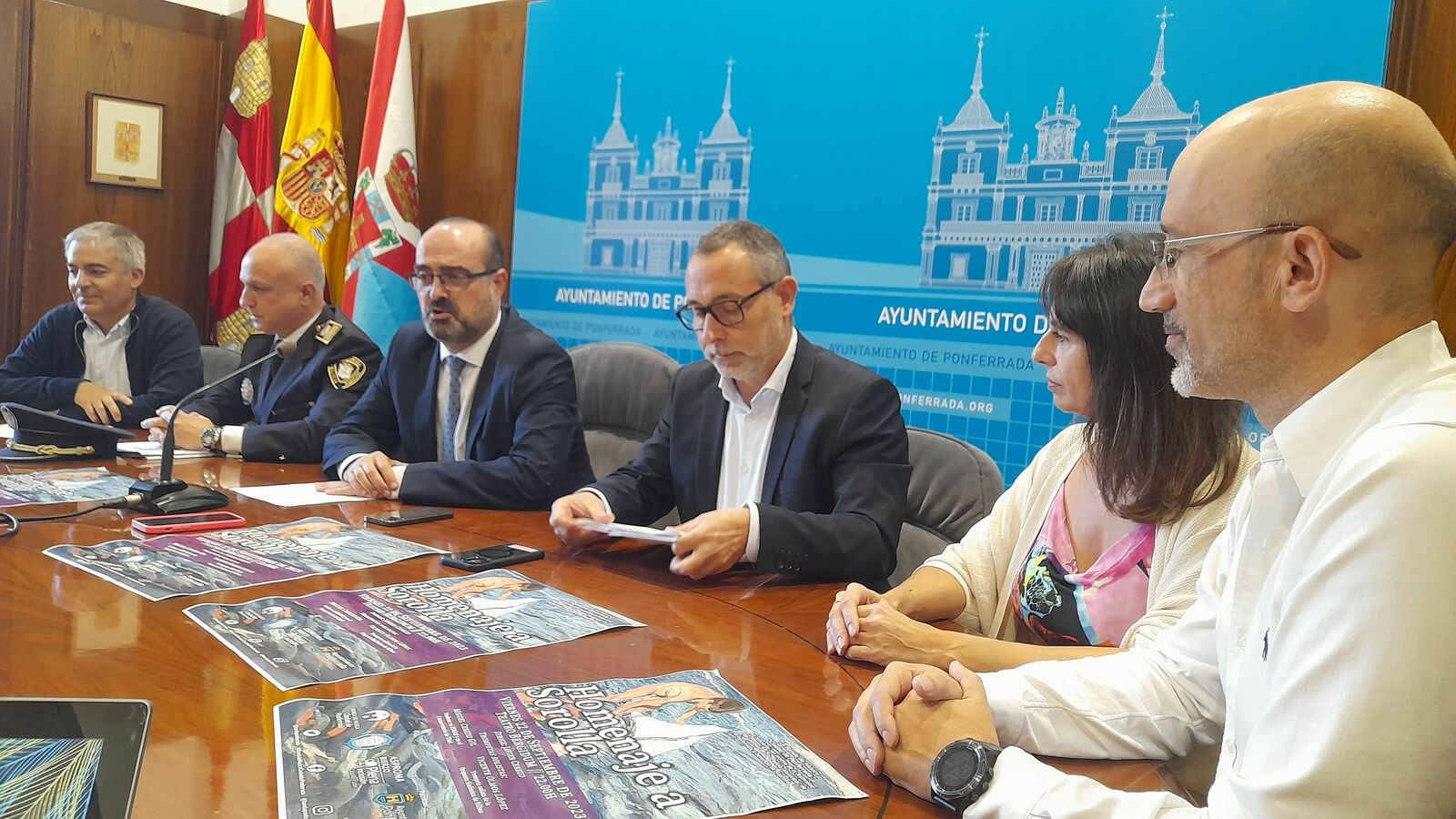 Presentación de la nueva actividad para celebrar el Día de la Policía. | MAR IGLESIAS