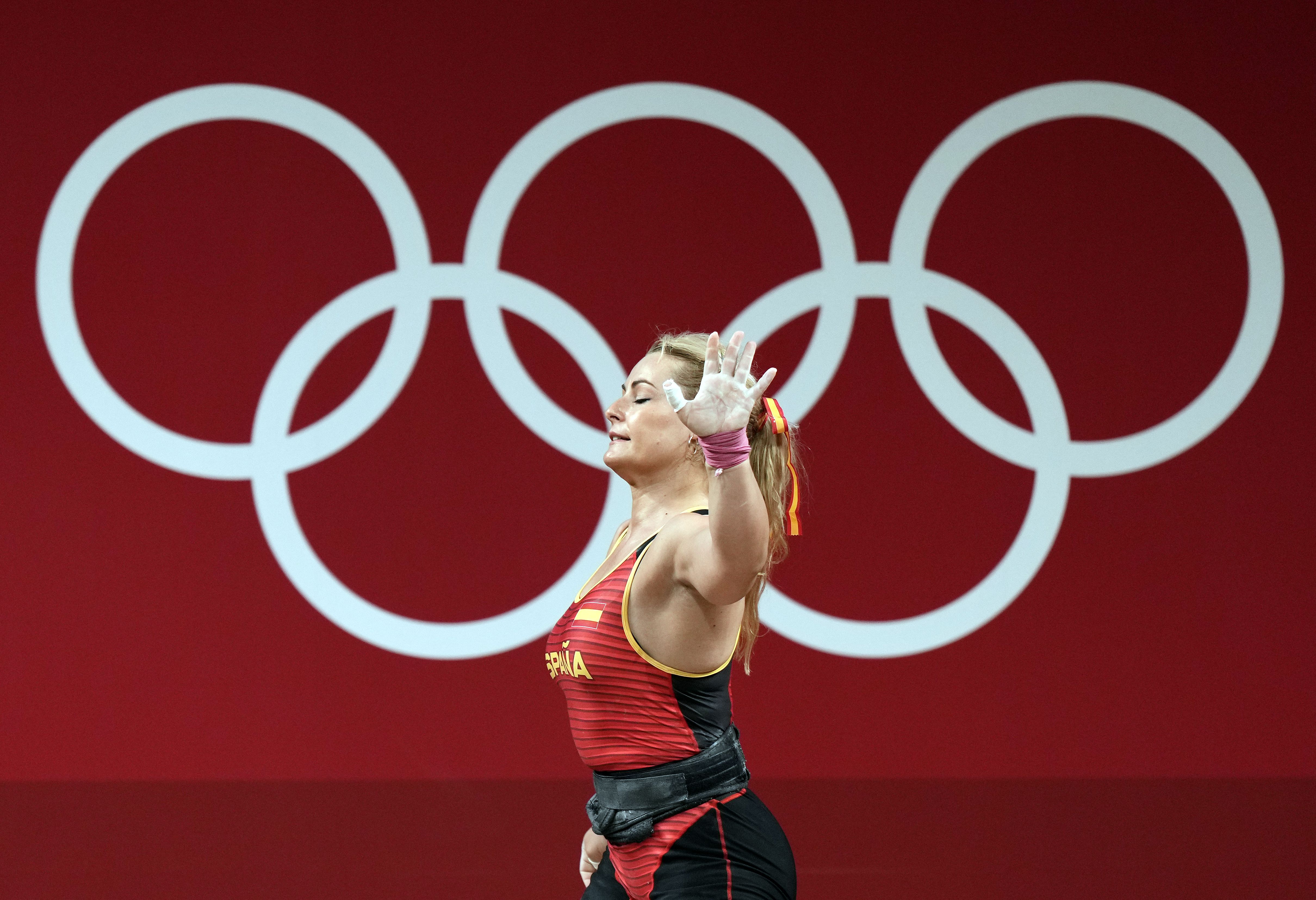  Lydia Valentín se despide en la que a la postre fue su última competición, los Juegos Olímpicos de Tokio. | NACHO CASARES / COE