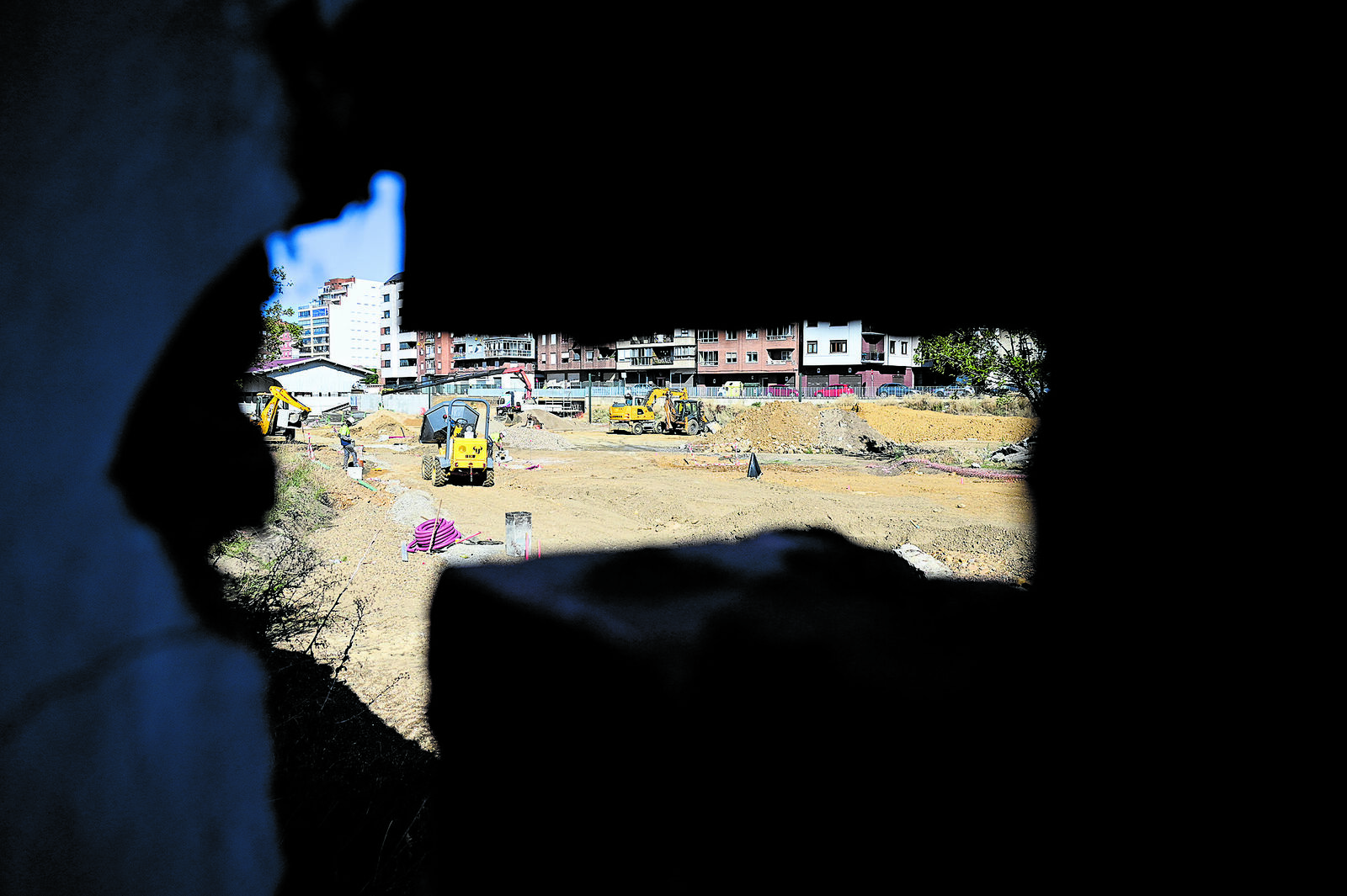 Las obras de urbanización del entorno de la estación de Padre Isla avanzan a buen ritmo. | SAÚL ARÉN