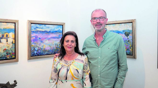 Imagen Con la galerista Gelines Imagen Con la galerista Gelines