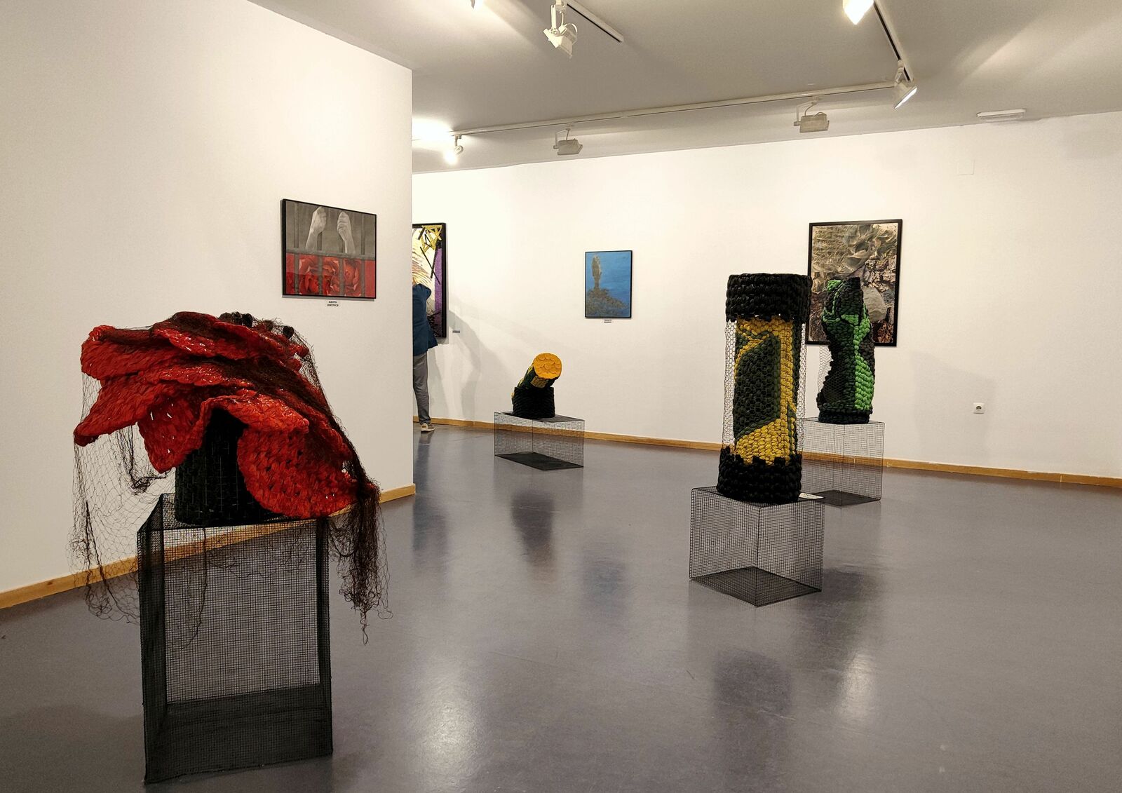 Exposición de Mercedes R. Elvira en el Campus de Ponferrada.