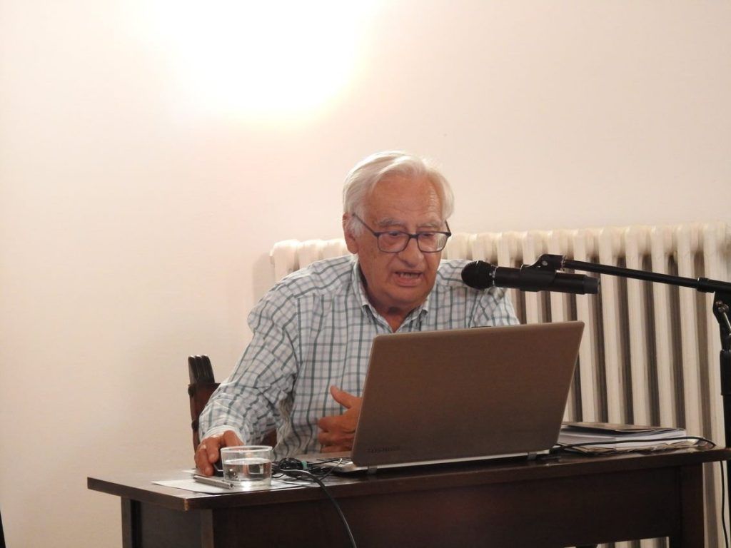 David Gustavo López en una conferencia en la Fundación Merayo. | PROMONUMENTA