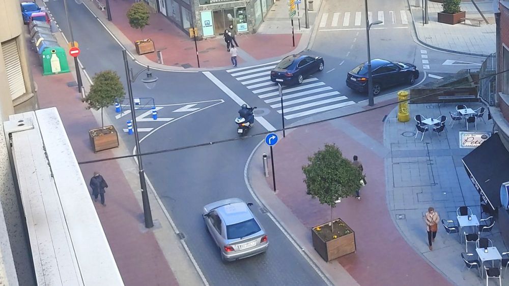 Una de las calles céntricas de Ponferrada.
