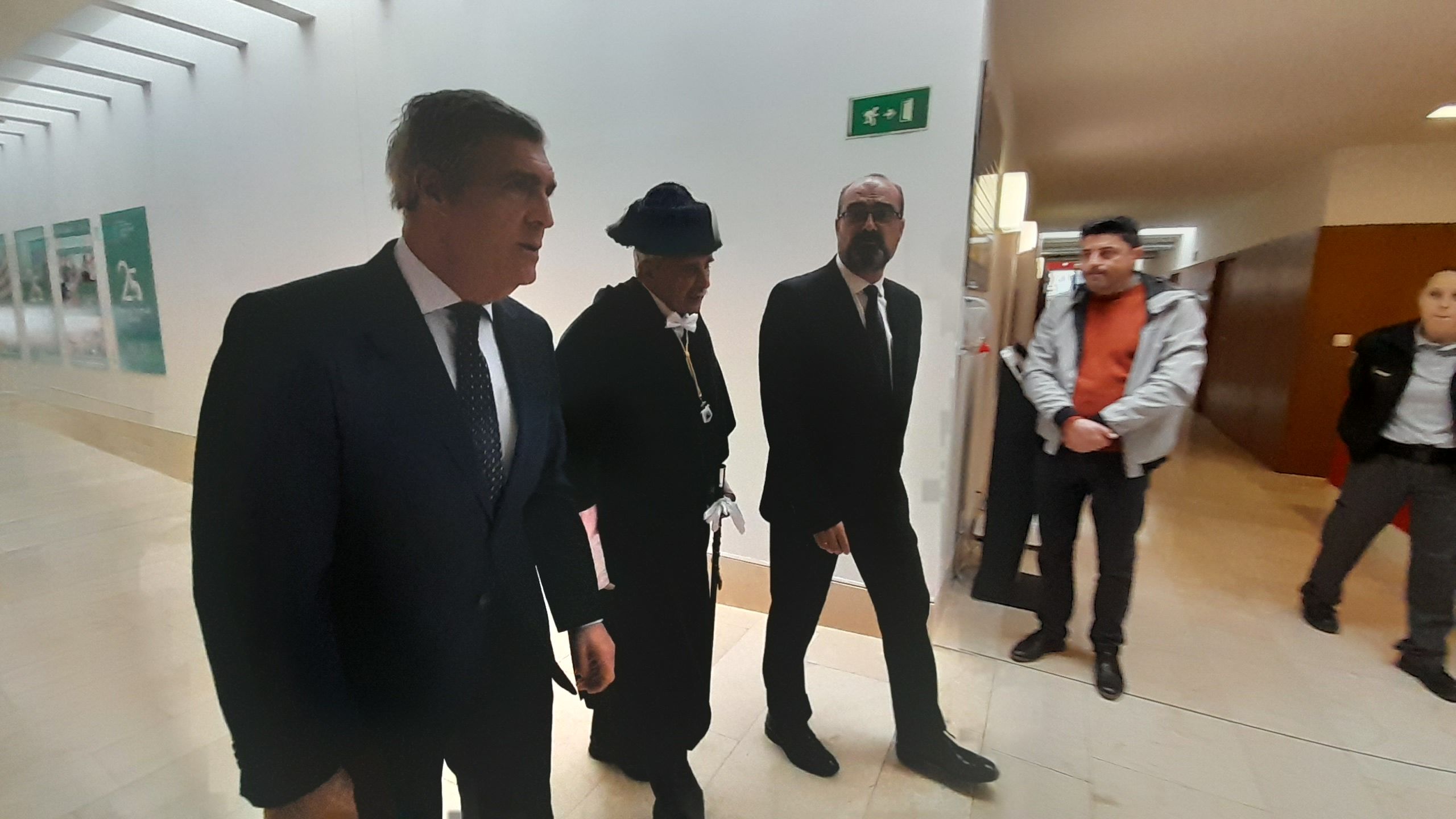 El rector de la Universidad en su última apertura de curso en el campus de Ponferrada. | MAR IGLESIAS