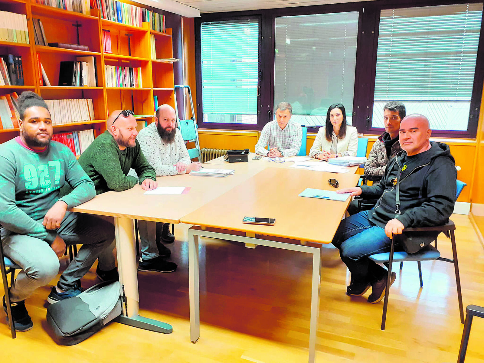 Momento de la reunión sobre Nord Casting. | L.N.C.