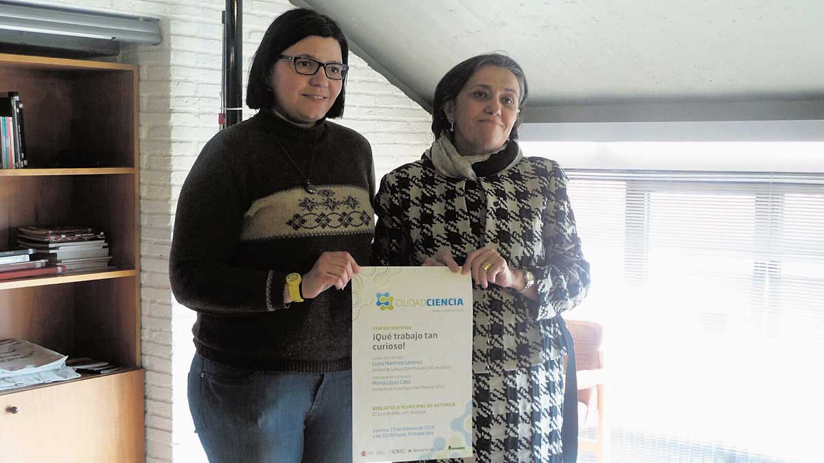 La coordinadora de Ciudad CIencia y la concejala de Cultura. | P.F.