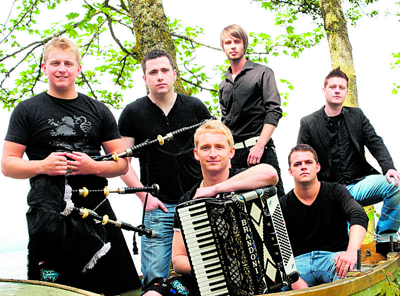 Los integrantes de la banda escocesa Skerryvore. | L.N.C.