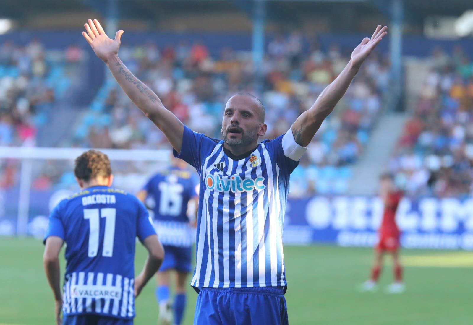 Yuri celebrando el segundo gol con la Deportiva | SDP