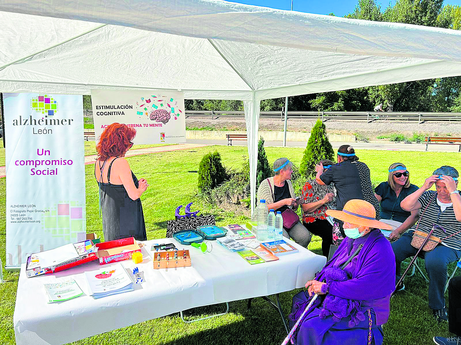 El Ayuntamiento de La Robla realiza distintas acciones de apoyo, sensibilización y prevención frente al Alzheimer. | L.N.C.