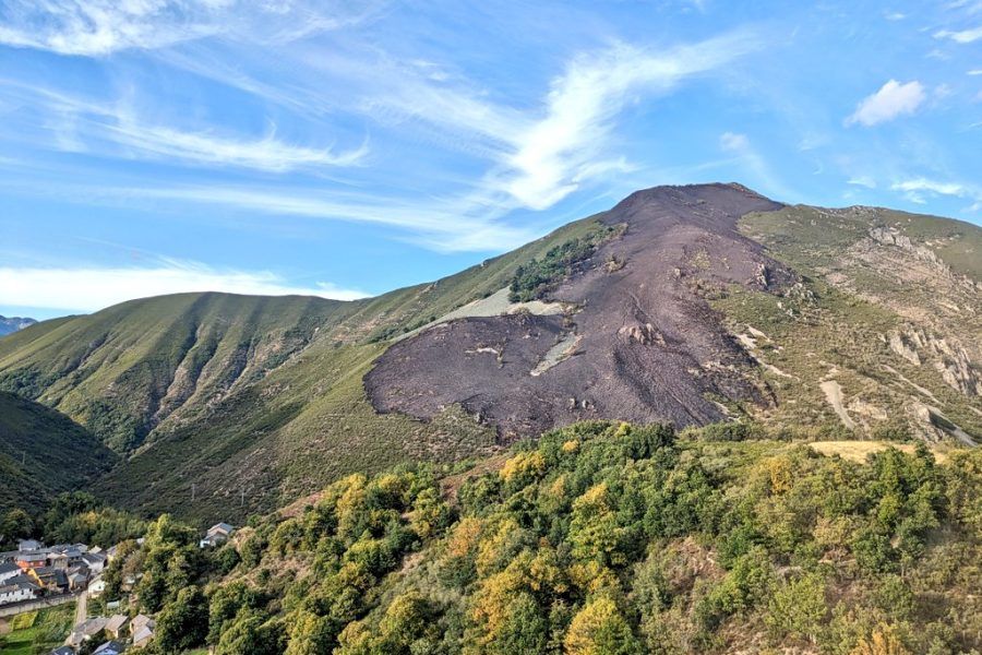 Imagen de la Brif de Tabuyo del incendio. 