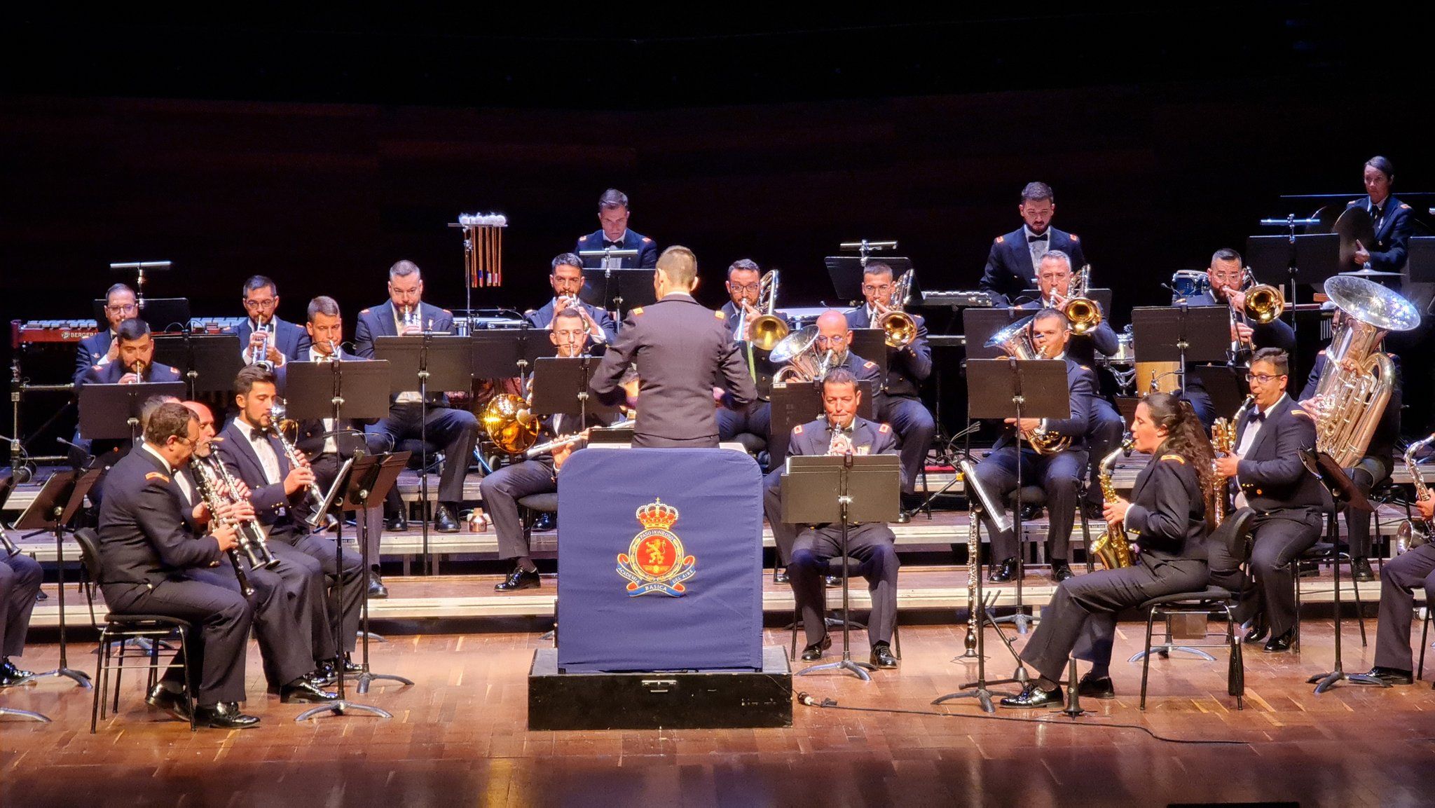 Concierto benéfico de la ABA a favor de Asleca y Red Madre, celebrado este martes en el Auditorio Ciudad de León. | L.N.C.