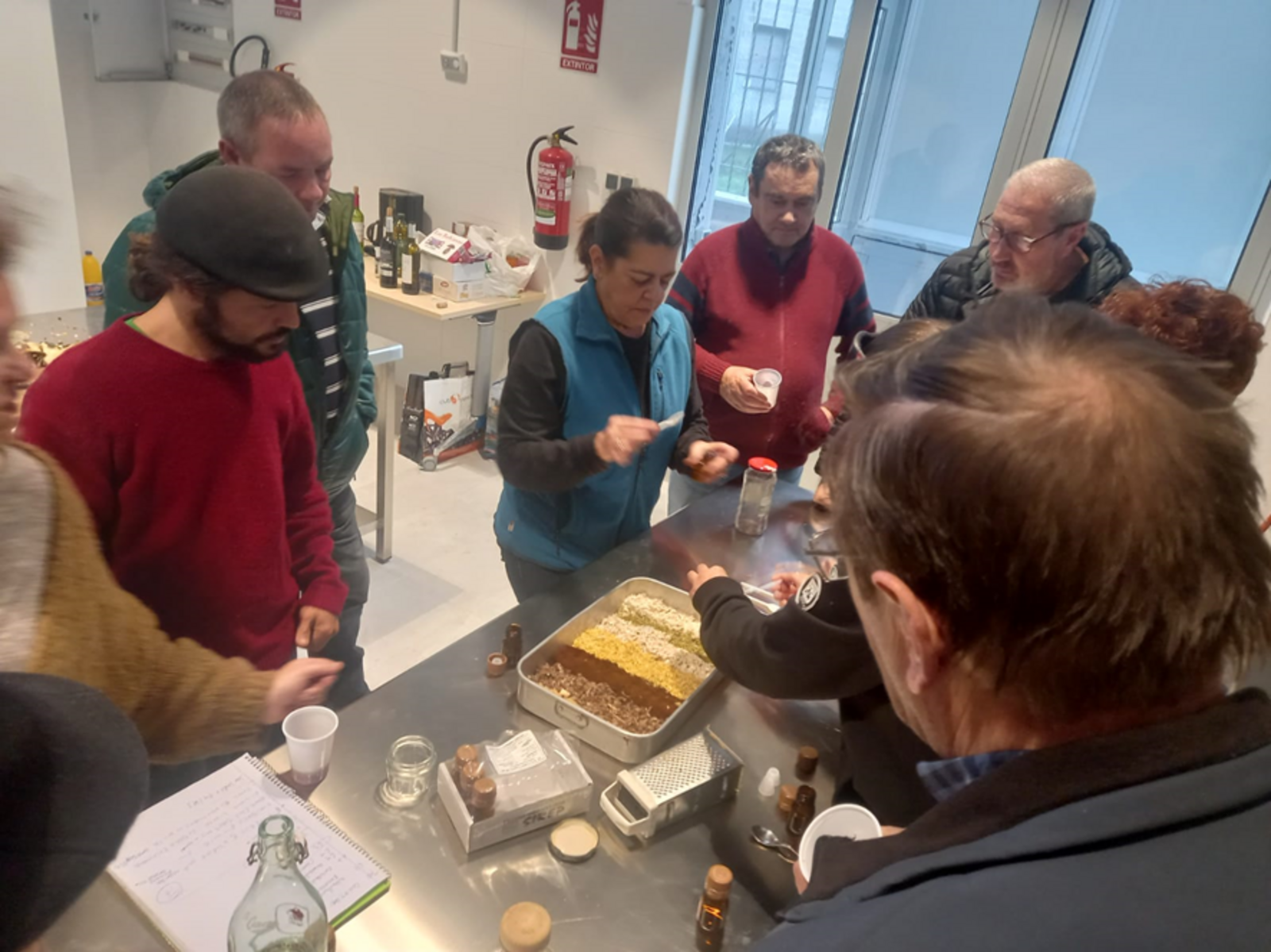 Curso de elaboración de productos locales el año pasado en Huergas de Babia de la mano de Naturgeis. | L.N.C.