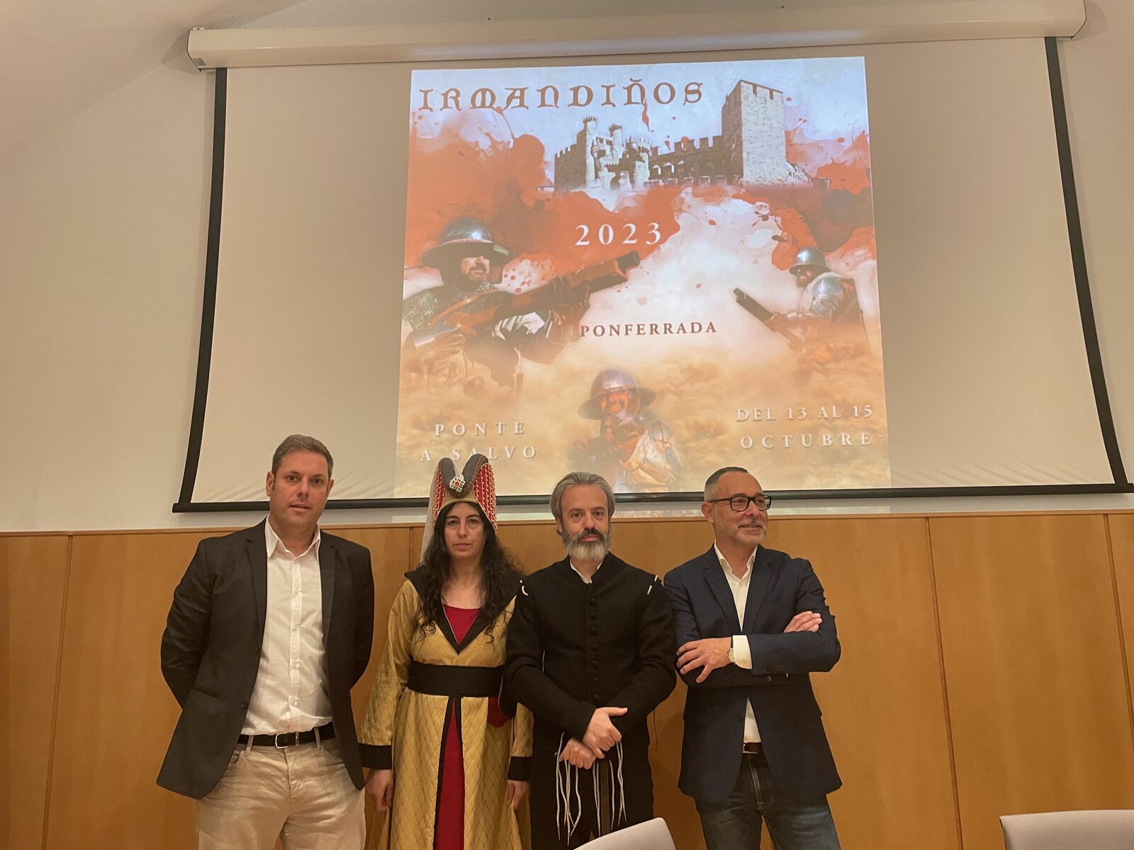 El Ayuntamiento de Ponferrada presenta el regreso de la recreación de la Revuelta de los Irmandiños. | Javier Fernández