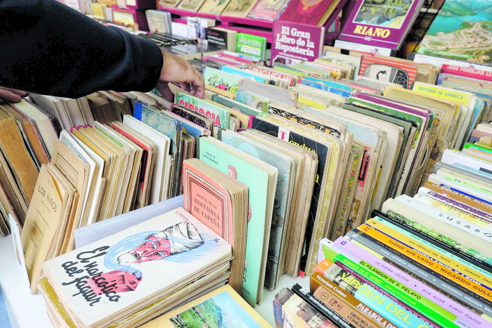La Feria del Libro Antiguo y de Ocasión pondrá a la venta más de 60.000 ejemplares en las nueve librerías participantes. | DANIEL MARTÍN La Feria del Libro Antiguo y de Ocasión pondrá a la venta más de 60.000 ejemplares en las nueve librerías participantes. | DANIEL MARTÍN