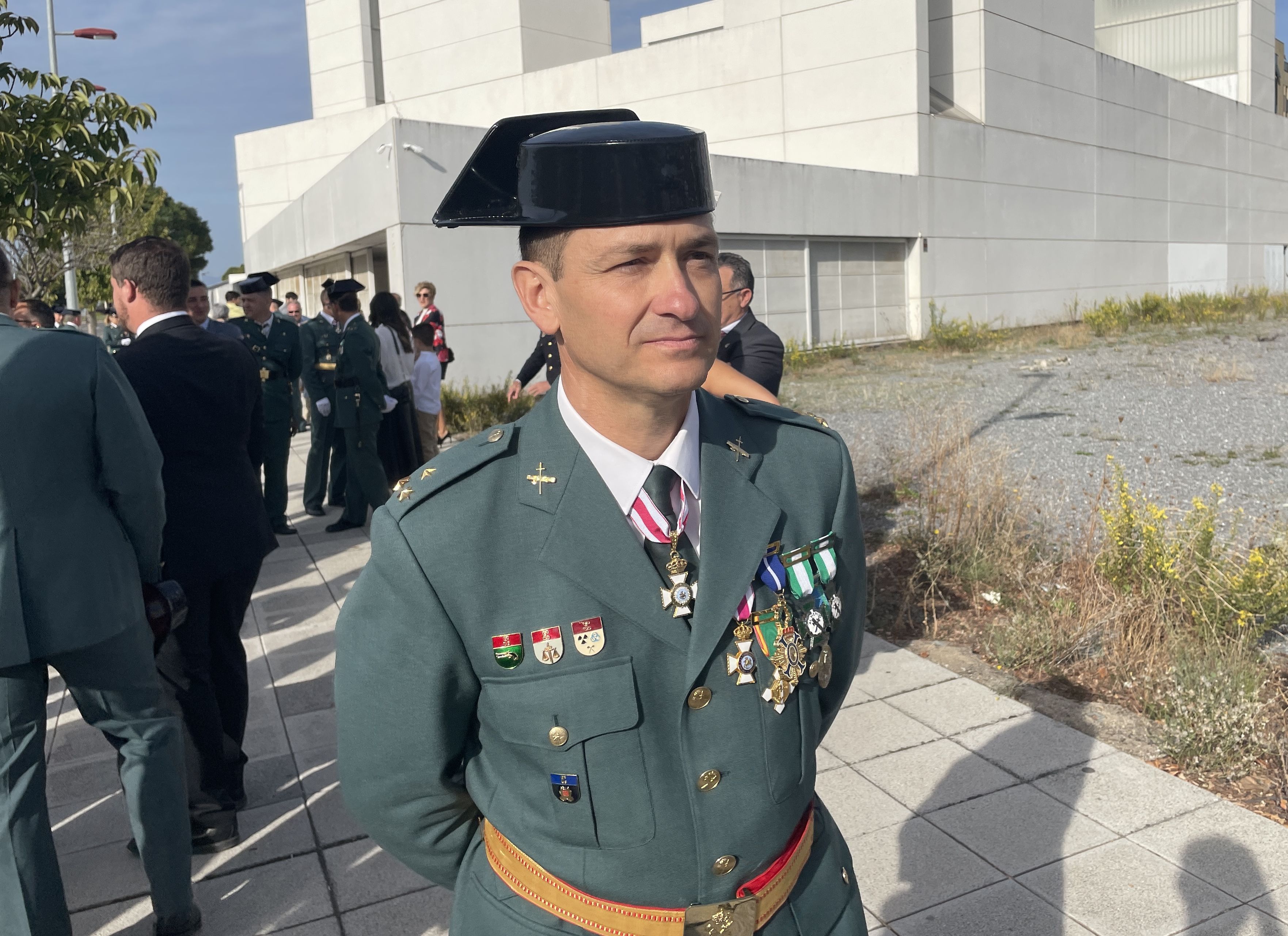 El capitán de la Guardia Civil en Ponferrada, Juan José Cadenas. | Javier Fernández El capitán de la Guardia Civil en Ponferrada, Juan José Cadenas. | Javier Fernández