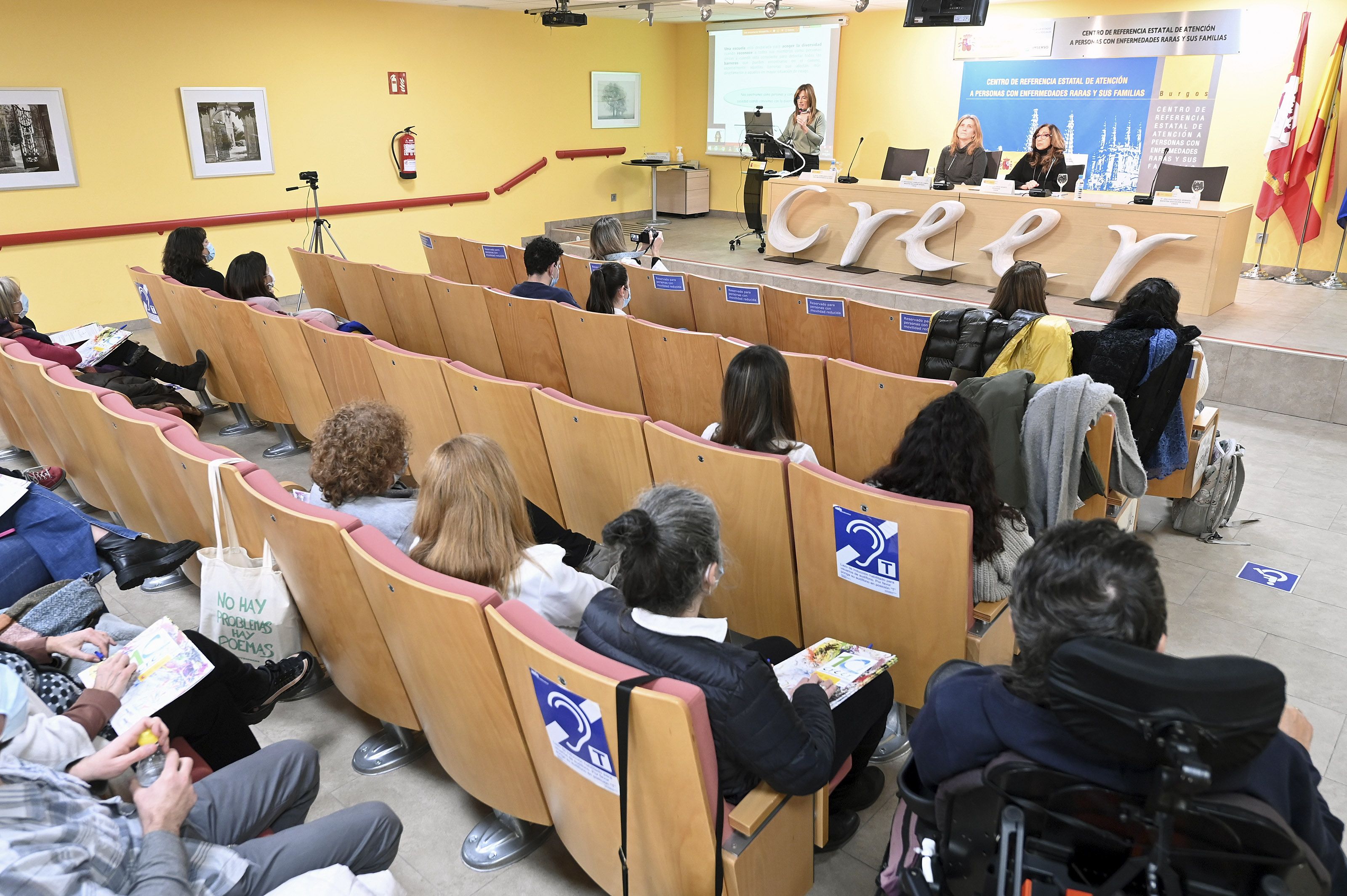 Jornada nacional del Día Mundial de las Enfermedades Raras celebrada en el Creer de Burgos en febrero. | RICARDO ORDÓÑEZ (ICAL)