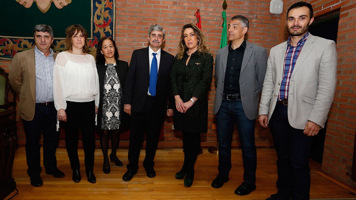 El candidato a rector de la Universidad de León Juan Francisco García Marín presenta su programa electoral a los medios de comunicación. | ICAL