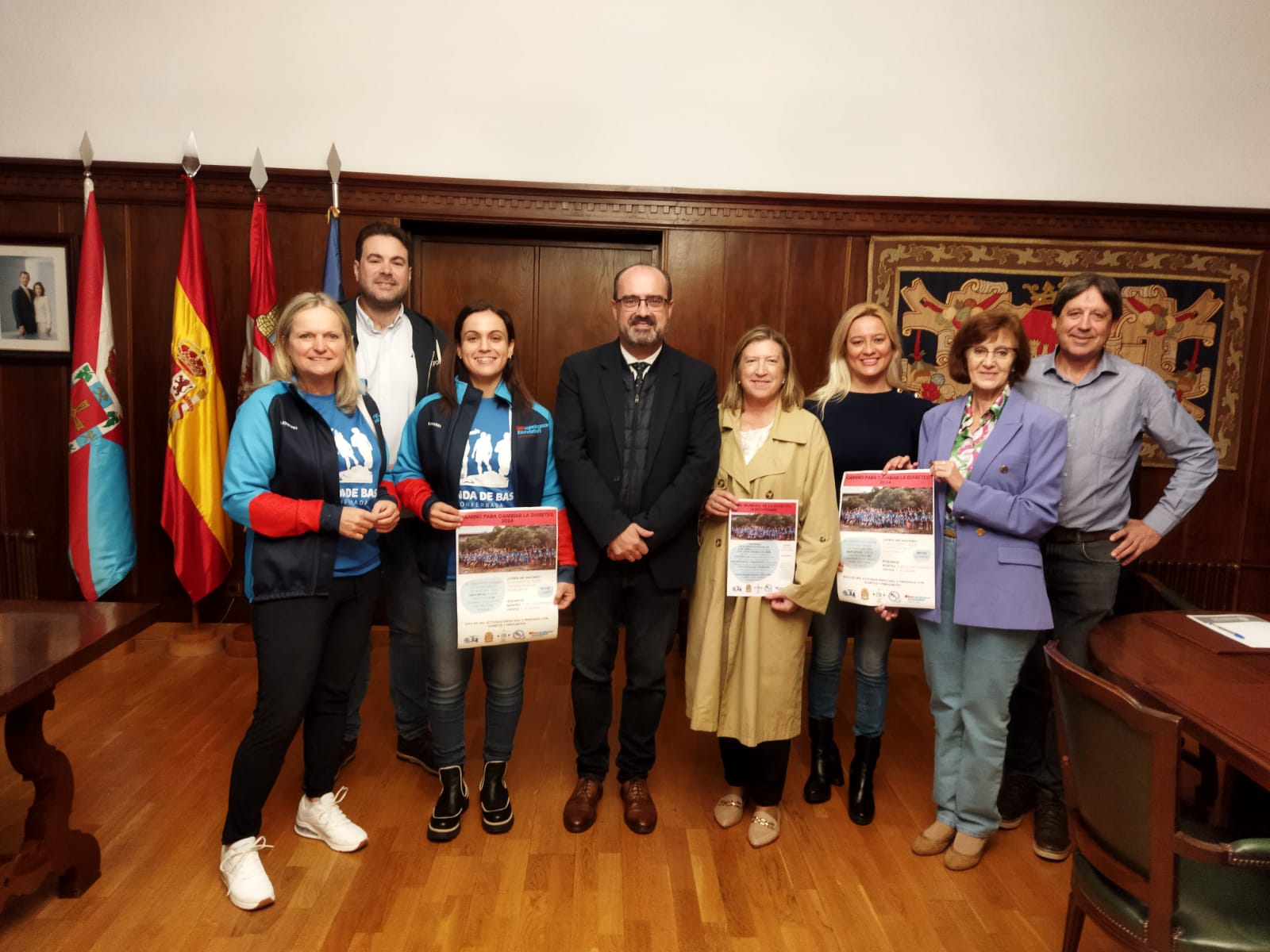 Reunión en el Ayuntamiento de Ponferrada de todas las partes actuantes. 