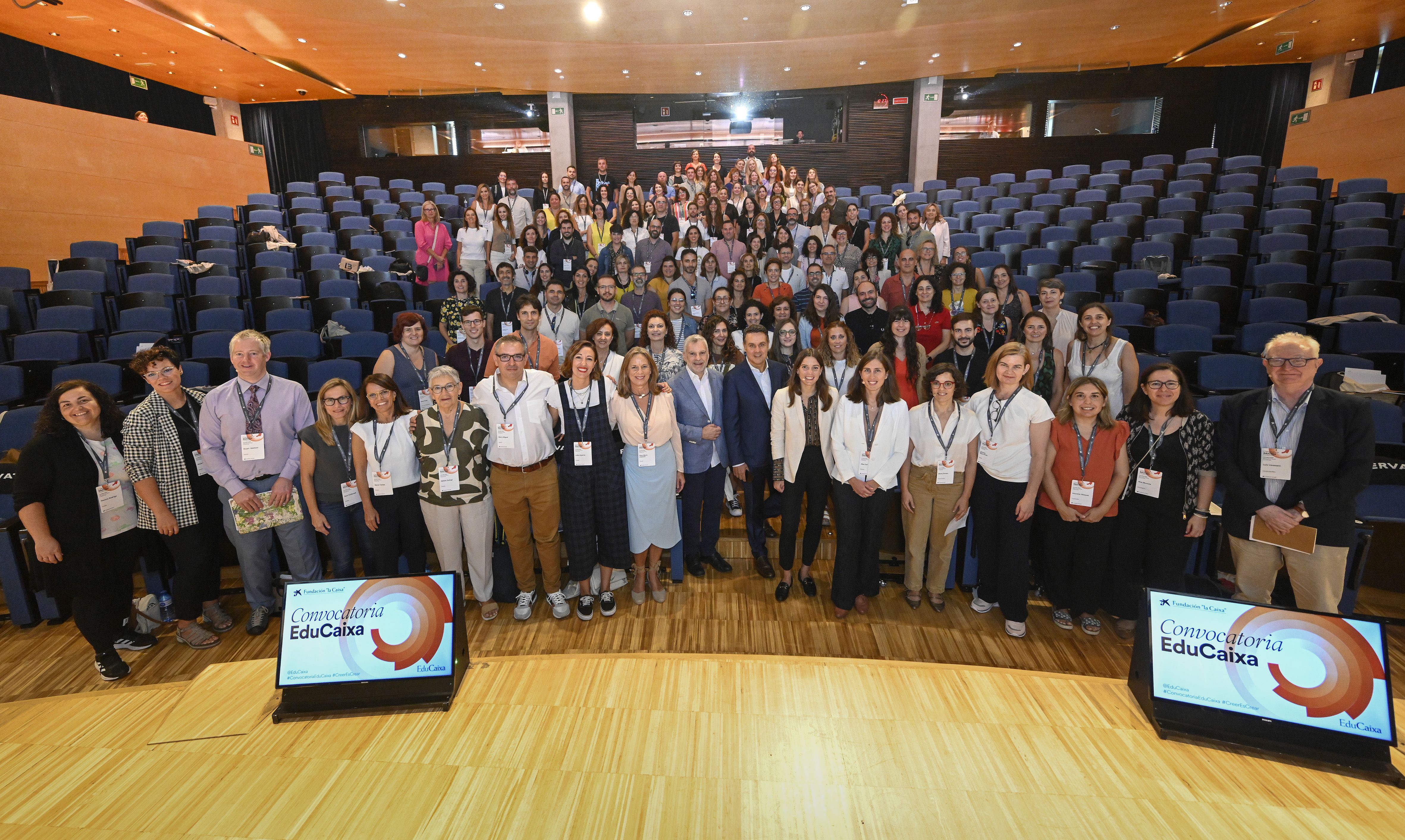 La resolución de la Convocatoria EduCaixa se ha presentado en el Museo de la Ciencia CosmoCaixa