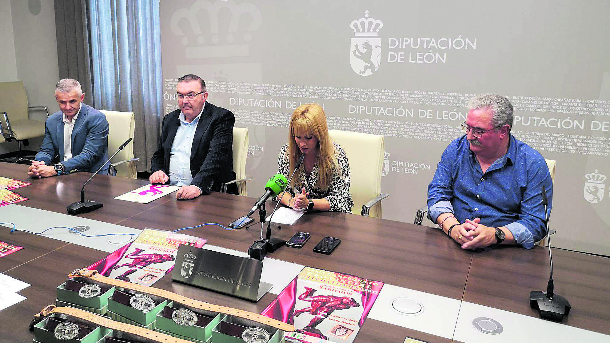 Roberto Aller, vicepresidente de Diputación, de la UPL y Patricia Martínez, diputada investigada.  | DIPUTACIÓN DE LEÓN