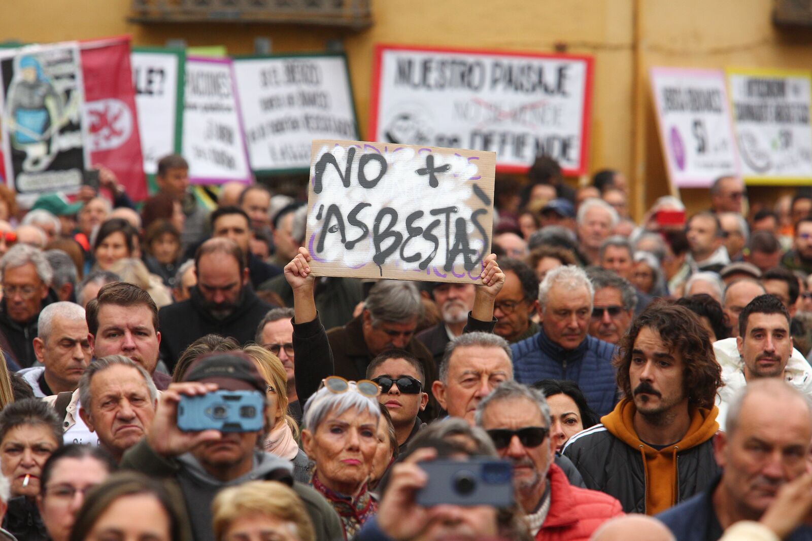  Manifestación de este domingo en Ponferrada, contra los macroproyectos eólicos en la comarca de El Bierzo. | ICAL