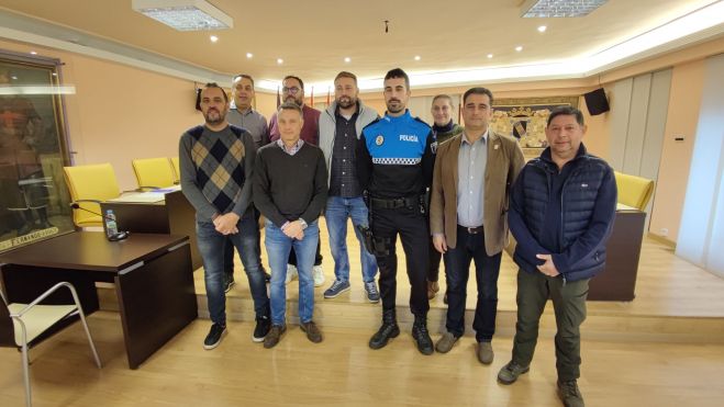Báilez tras su nombramiento como jefe de Policía Local. | A. RODRÍGUEZ Báilez tras su nombramiento como jefe de Policía Local. | A. RODRÍGUEZ