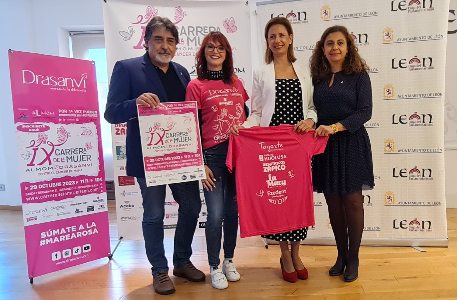 Nueva edición de la carrera contra el cáncer de mama en León. | AYTO LEÓN