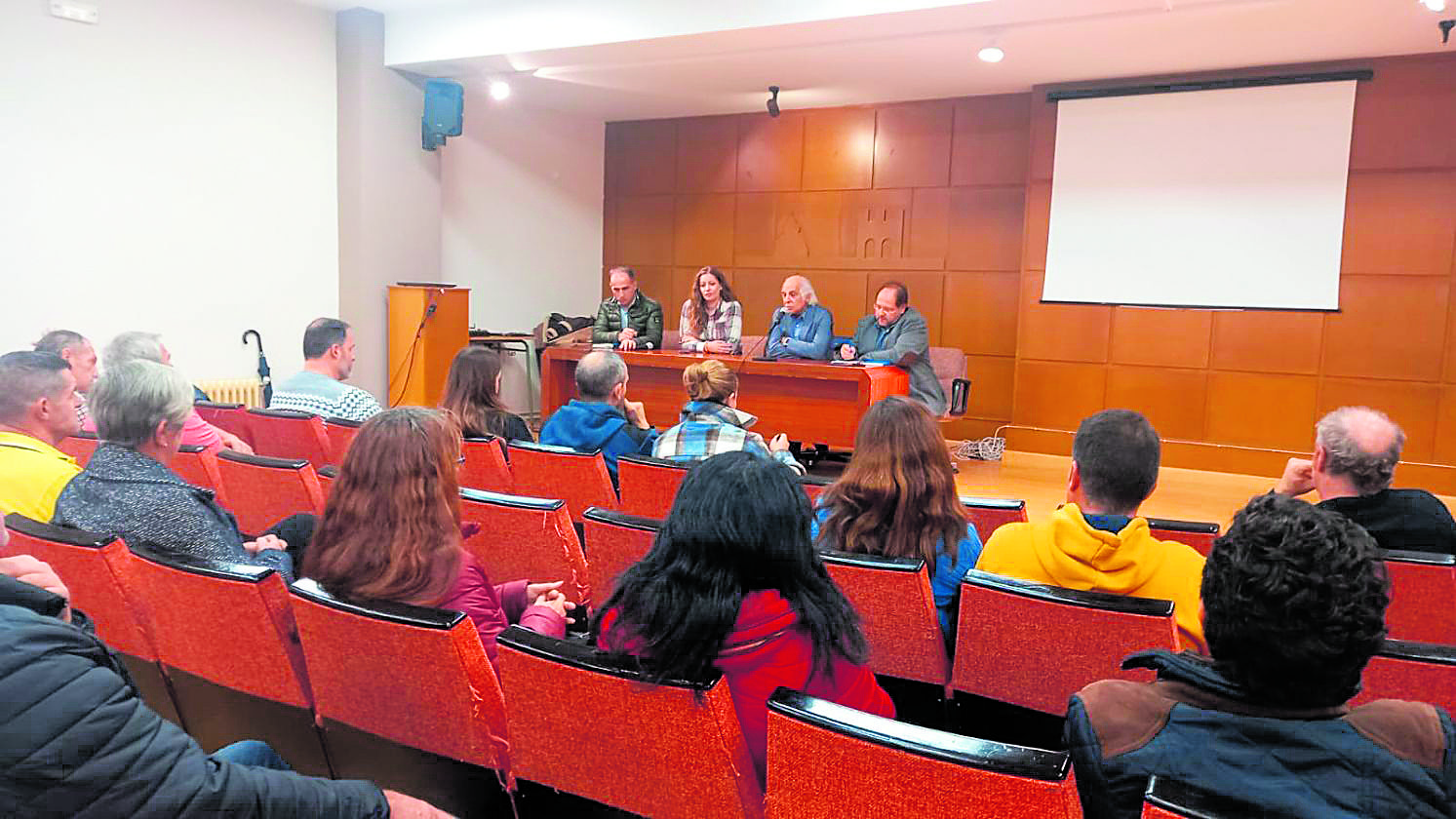 Miguel Ángel Egido, Ester Muñoz, David González y Javier Carrera. | L.N.C.