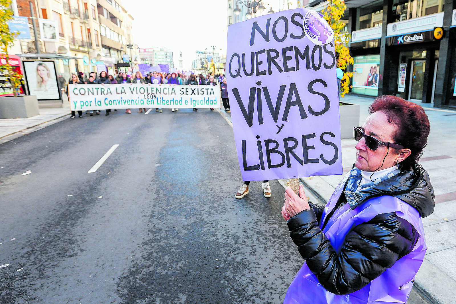 Imagen de archivo de una protesta contra la violencia de género. | ICAL