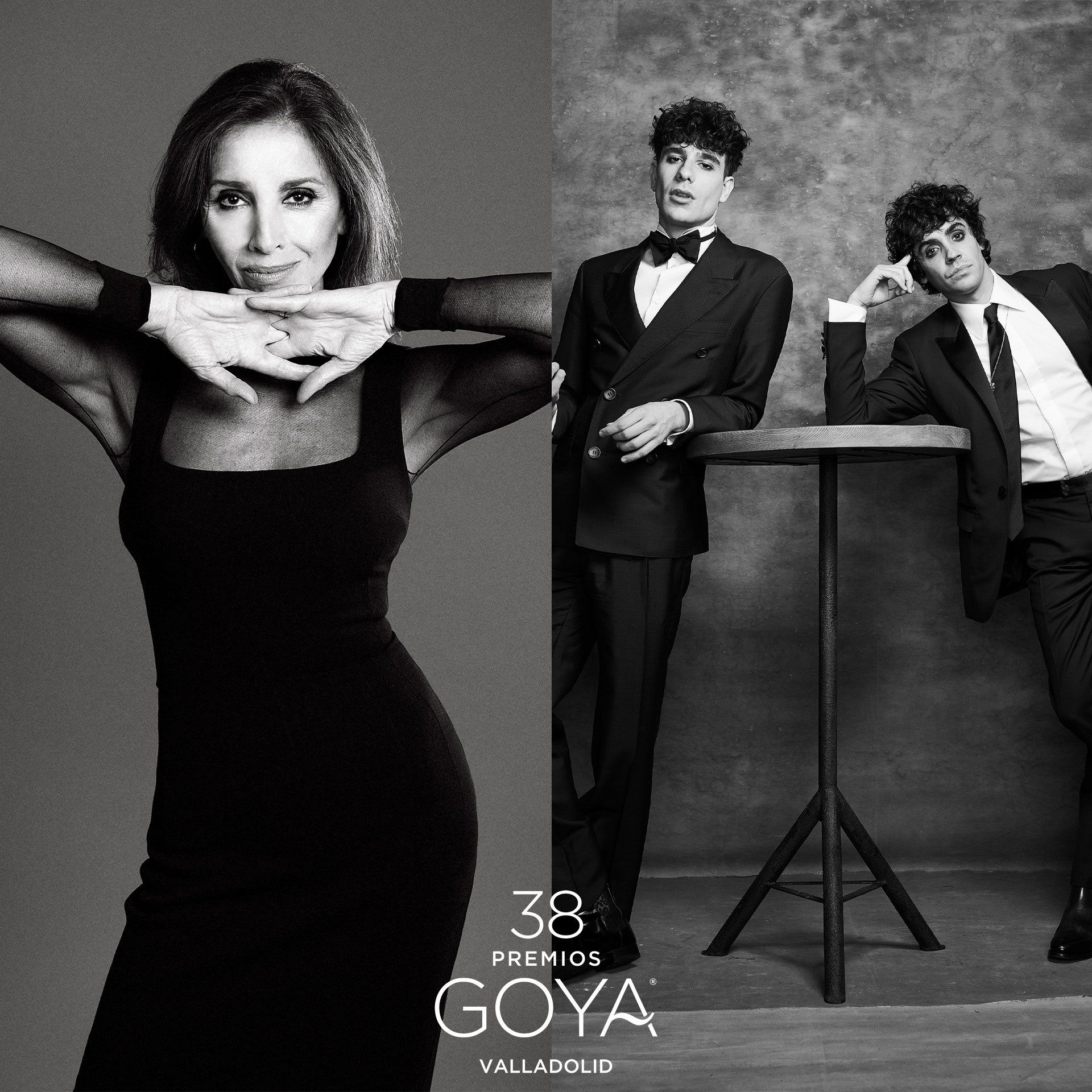 Ana Belén, Javier Calvo y Javier Ambrossi, presentadores de los Goya 2024 en Valladolid. | ACADEMIA DE CINE