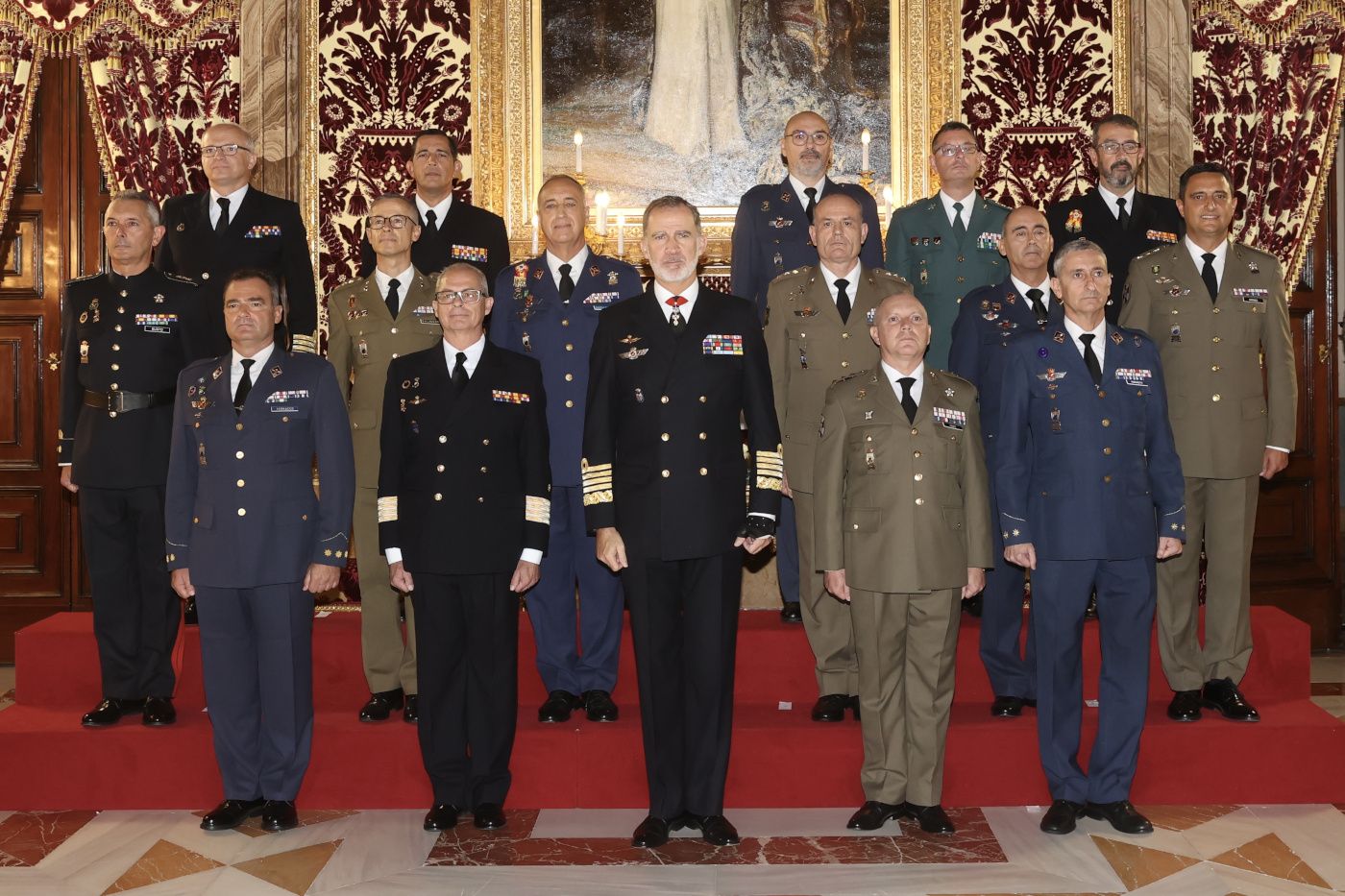 Audiencia militar con el rey Felipe VI. | CASA DE S.M. EL REY