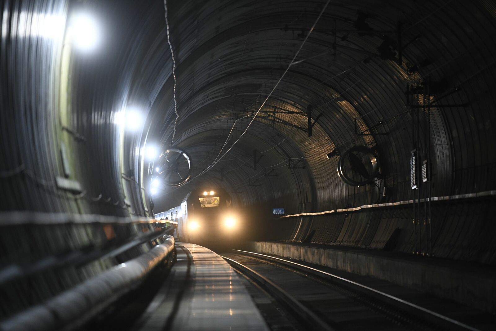 El túnel en la Variante de Pajares. |L.N.C.