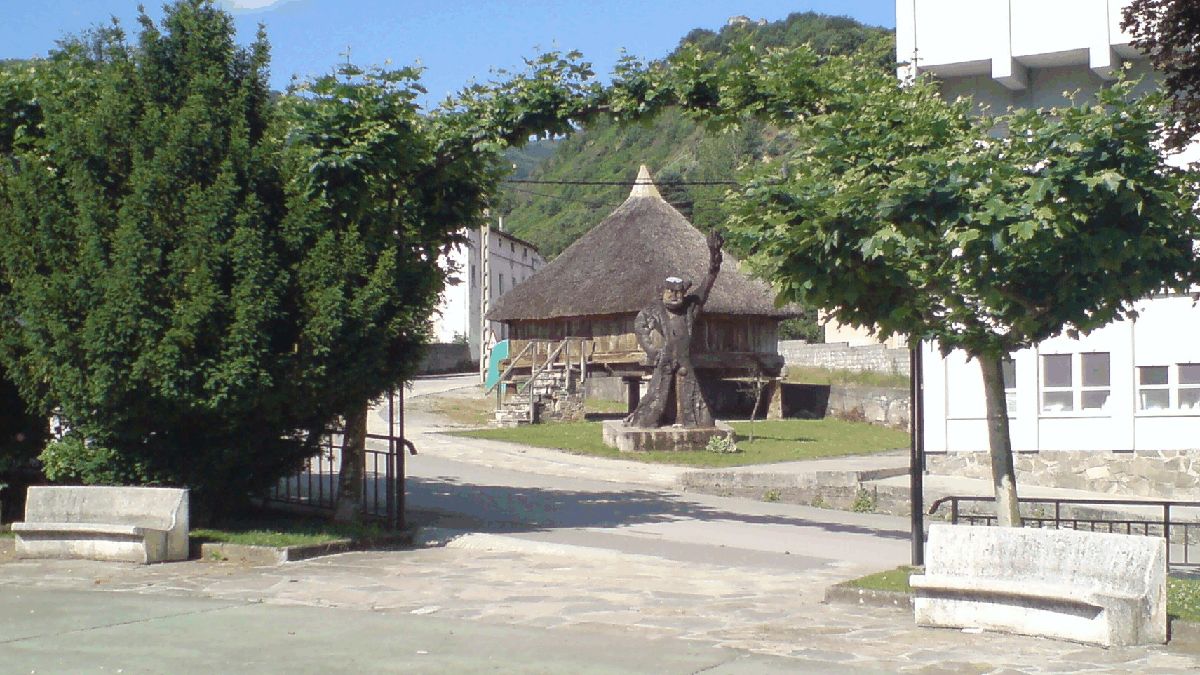 La obra del entorno de la residencia, presupuestada este año.