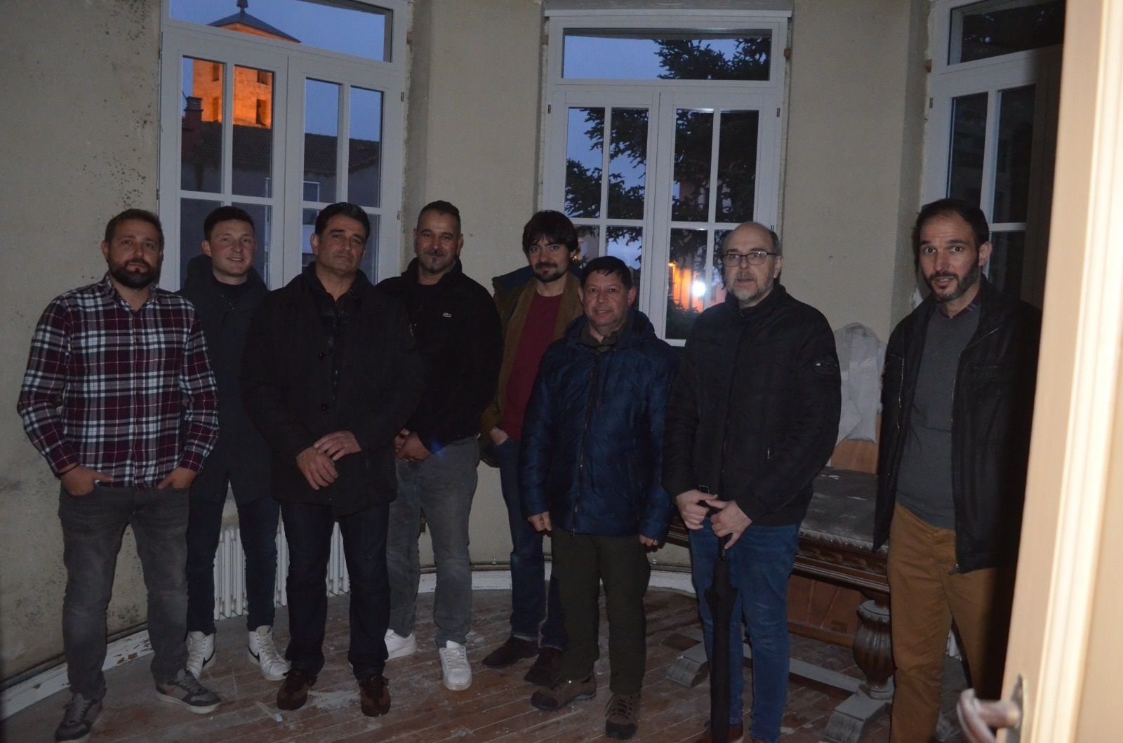 Visita del miembros del equipo de gobierno al Palacete junto a Emilio Manuel Martínez y Emilio Gancedo. | A.R.