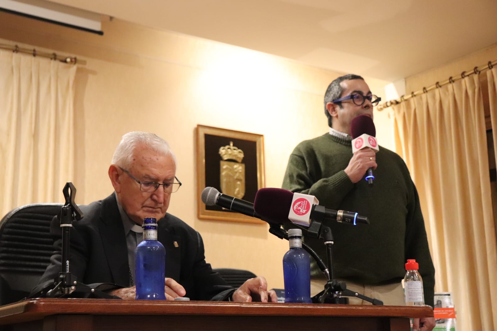 Un momento de la conferencia ofrecida por Nicolás Castellanos. | L.N.C.