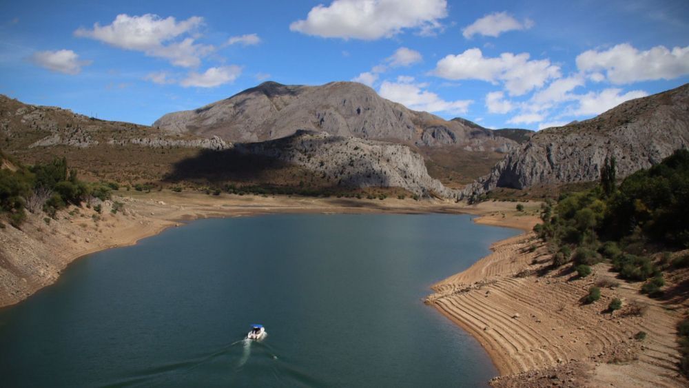 Embalse de Barrios de Luna (León) en una imagen reciente. | L.N.C.