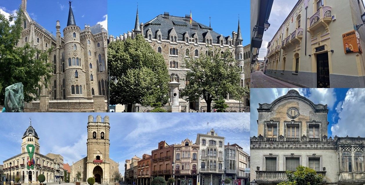 Imágenes del León modernista, en la capital, Astorga, La Bañeza, Ponferrada y Bembibre. | L.N.C.