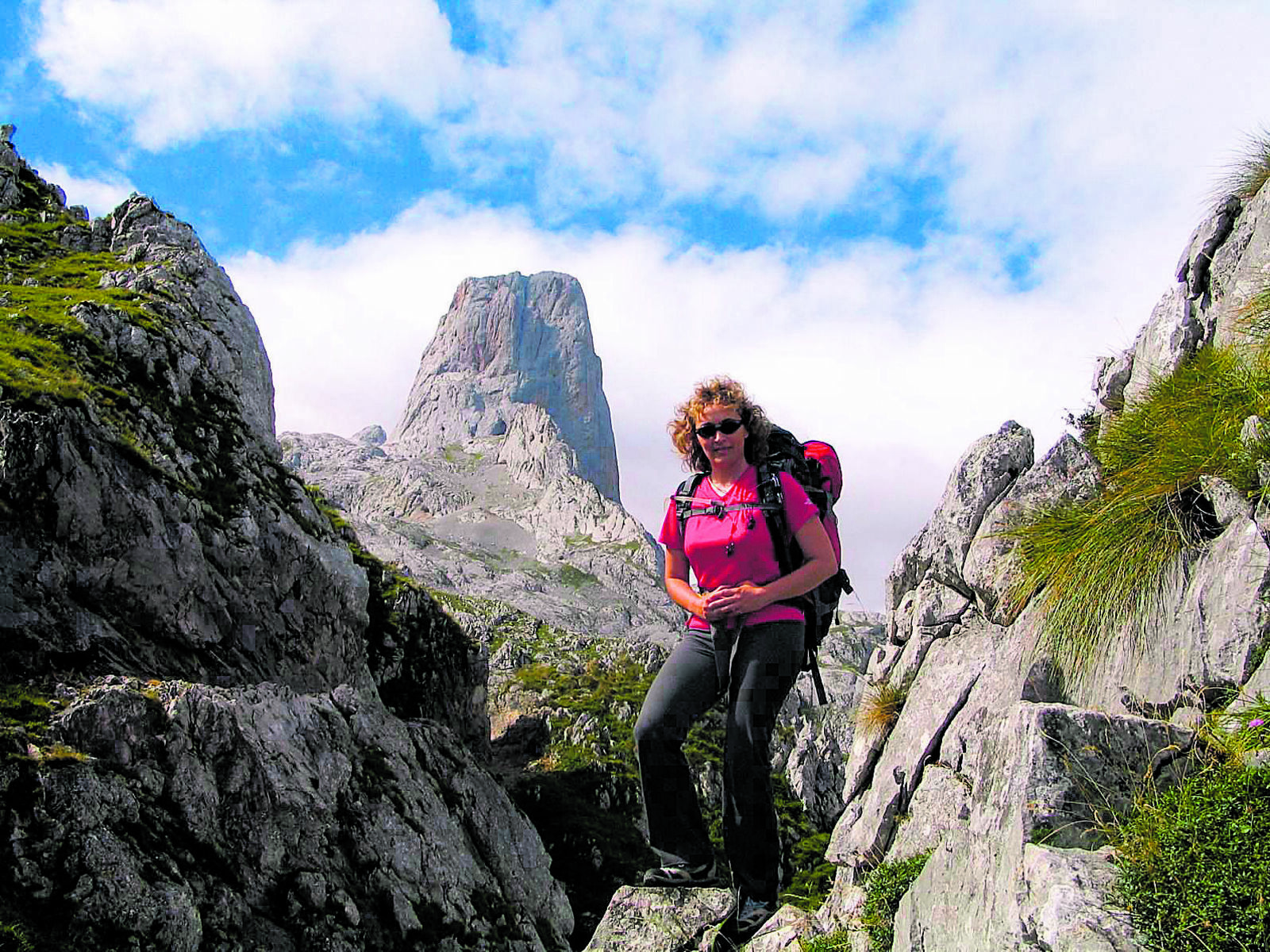 Ana Isabel Martínez de Paz es una habitual de Picos de Europa y especialmente del Urriello con más de cien ascensiones a su cima. | I.R. CUBILLAS