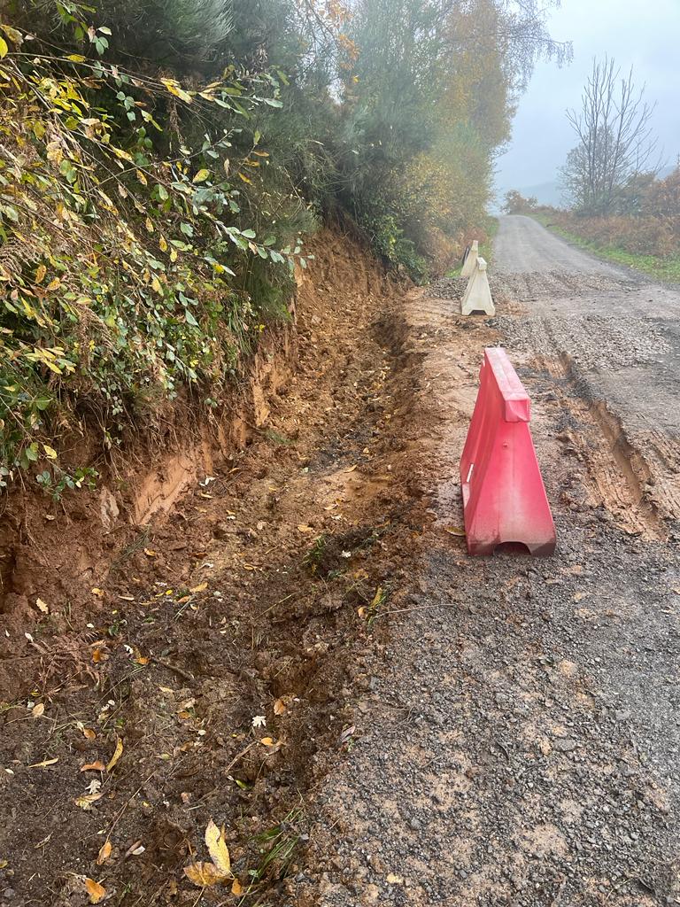 Estado de la carretera donde sucedió el siniestro.