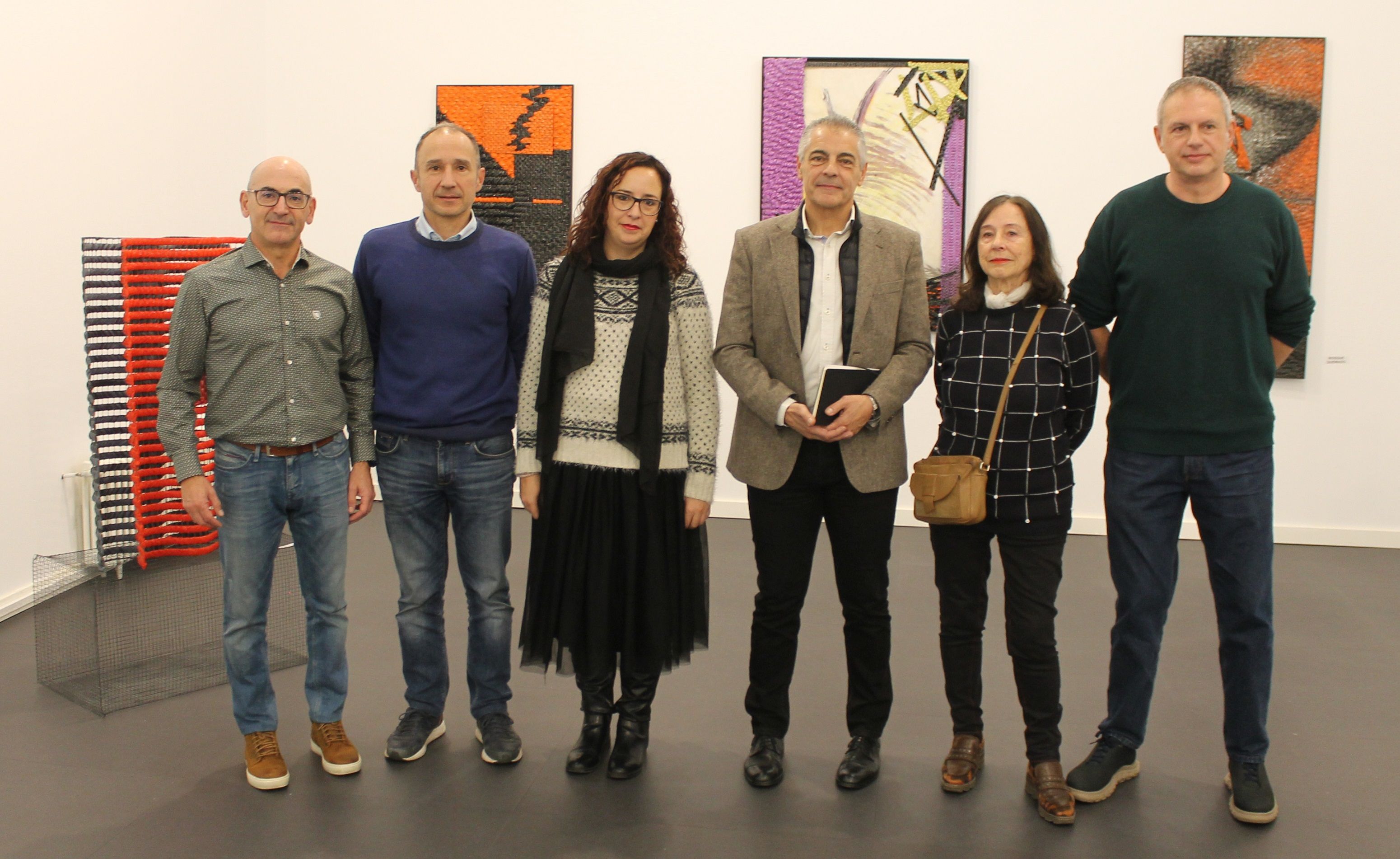 Miguel Ángel Barreales,César Ordóñez, Camino Rivero, Isidoro Martínez, Mercedes Elvira y Daniel Salvador de Madariaga.