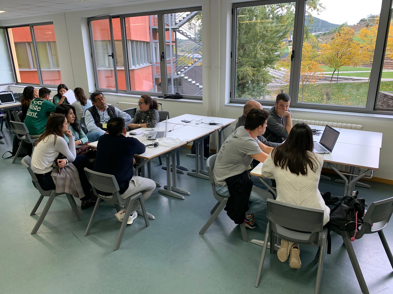 Momentos del curso organizado en el campus de Ponferrada.