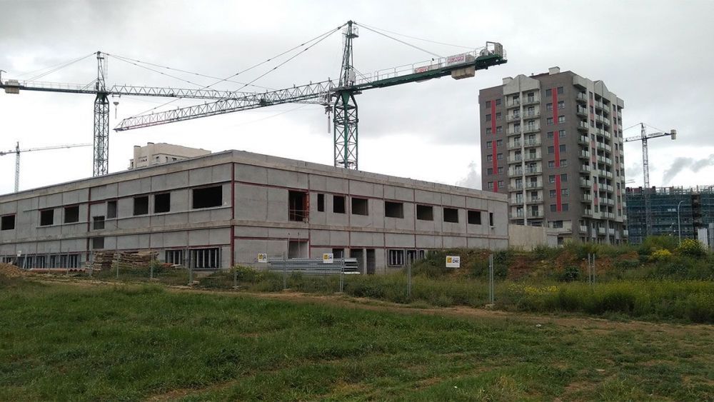 Las obras del nuevo conservatorio quedaron paralizadas en el mes de abril de 2023, sin actividad desde entonces. | L.N.C.