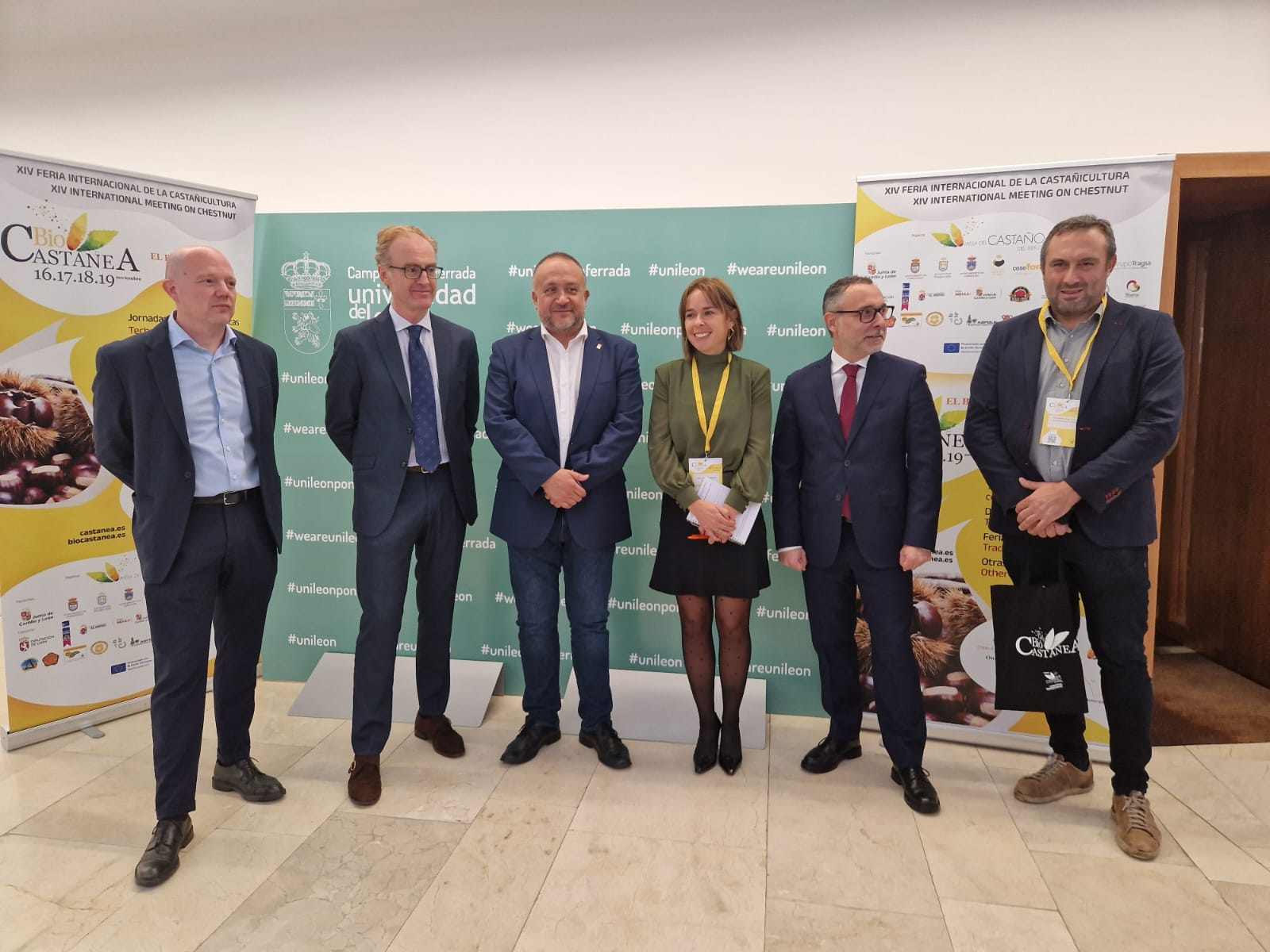 Inicio de la 14ª Edición de Biocastanea en el campus de Ponferrada.